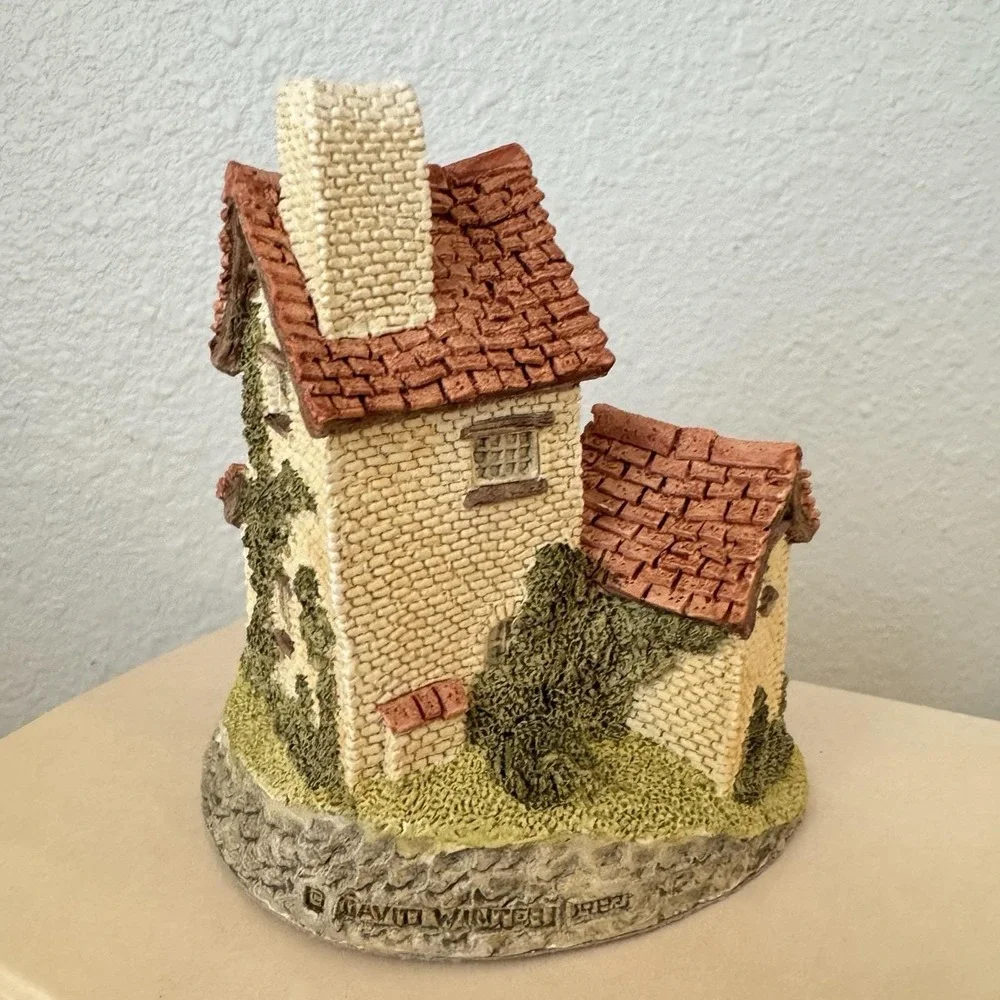 Vintage 80s Signed David Winter Ivy Drover's Cottage English Houses Figurine Lot